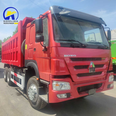 Gebruikte 8X4 6X4 dumptruck Sinotruk HOWO Tipper Truck uitgerust met Hw19710 transmissie