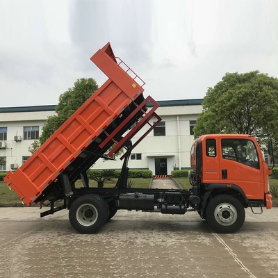 Gebruikte Sinotruk HOWO 4X2 6wheel Mini Light Dump Tipper Truck met handgeschakelde versnellingsbak