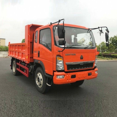Gebruikte Sinotruk HOWO 4X2 6wheel Mini Light Dump Tipper Truck met handgeschakelde versnellingsbak
