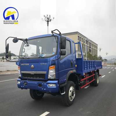 Sinotruk 4X2 6 wielen 5 ton kleine mini lichte vrachtwagen met Yn4102qbzl motor model