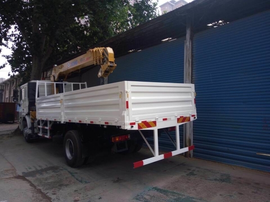 Gebruikte Shacman 4X2 kraantruck met Hf9 vooras en ventrale kantelkraan hydraulisch tillen