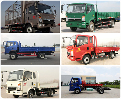 bandenontwerp buisloze Zz1047D3414c145 HOWO Mini Truck 4X2 lichte truck dump vrachtwagen