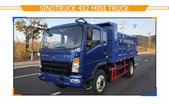 Sinotruk HOWO Homan 4X2 4X4 dumptruck met vooras 2,4 ton en achteras 4,2 ton