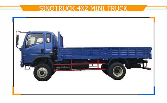 Sinotruk HOWO Homan 4X2 4X4 dumptruck met vooras 2,4 ton en achteras 4,2 ton