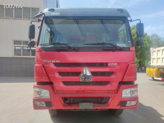 30 ton 10 wielen gebruikte Sinotruk HOWO 6X4 dumptruck geëxporteerd naar Afrikaanse markt in geel