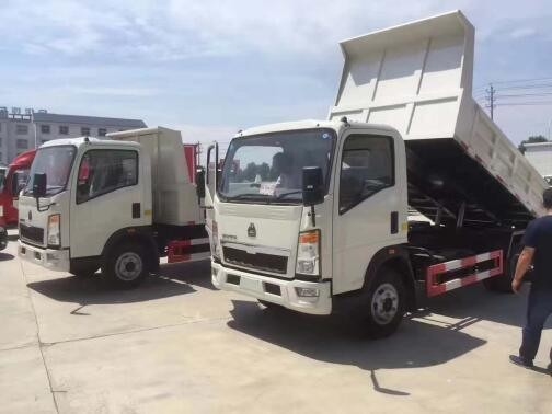 Aanpassing 5-10t Sino HOWO Mini Truck Cargo Dump Truck met Zz1047D3414c145 Model