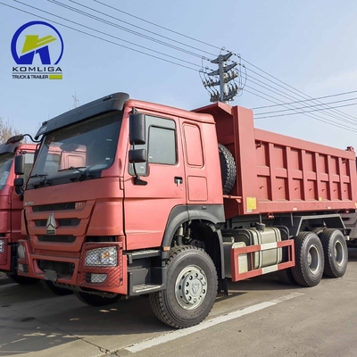 Gebruikte dumptruck voor tweedehands Sinotruk HOWO 35ton 6X4 Tipper Truck Motor Capaciteit 8L