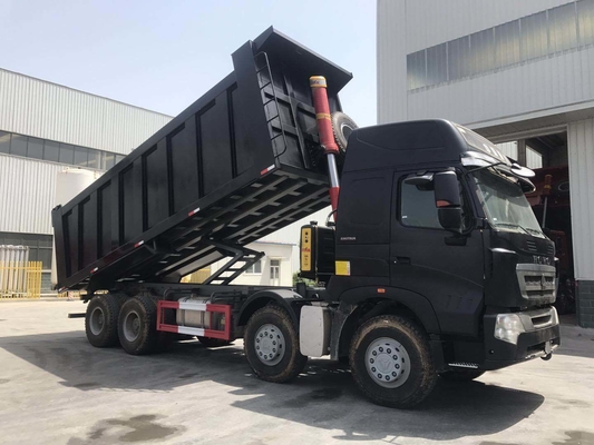 Gebruikte Sinotruk 8X4 12 Wielen 50 Tonnen HOWO Tipper Dump Truck met voorste hydraulische opheffing