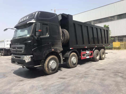 Gebruikte Sinotruk 8X4 12 Wielen 50 Tonnen HOWO Tipper Dump Truck met voorste hydraulische opheffing