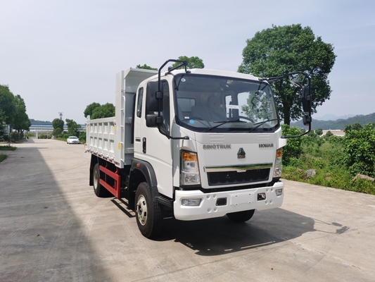 5-10t HOWO Mini Truck Dump Cargo Truck met 6 1 reserveband en LHD/Rhd rijstijl