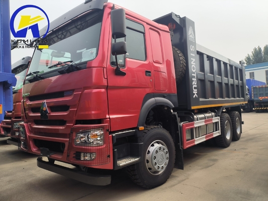 25 ton gebruikte HOWO Dump Truck 6X4 10 Wheeler met emmer afmetingen 5600X2300X1500