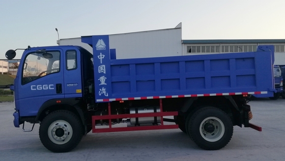 Heavy Duty Light Duty HOWO 4X2 Mini Dump/Cargo Truck met een motorcapaciteit van 4-6L