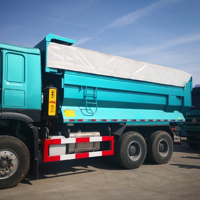 GCC-gecertificeerde gebruikte Sino Truck HOWO 6X4 Dump Truck met tralies en 1200r20 banden