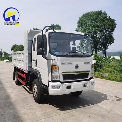 2.4 ton vooras Sinotruk HOWO 6 wielen 4X2 4X4 dump/cargo truck met grote capaciteit