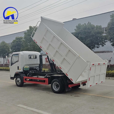 2.4 ton vooras Sinotruk HOWO 6 wielen 4X2 4X4 dump/cargo truck met grote capaciteit