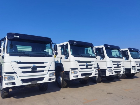Radiële banden HOWO Th7 6X4 Dumper Box Dumo Truck/Tipper Truck met Hc16 achteras