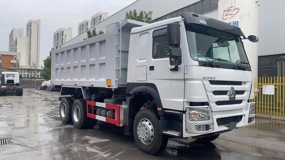 Radiële banden HOWO Th7 6X4 Dumper Box Dumo Truck/Tipper Truck met Hc16 achteras