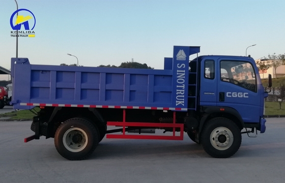 Op maat gemaakte aanvraag HOWO 4X2 4X4 116HP Mini Light Dump Tipper Truck met aanpassing