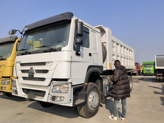 Gebruikte Sinotruk HOWO 6X4 371HP 10 wielen Tipper Dumper Dump Truck voor motorcapaciteit