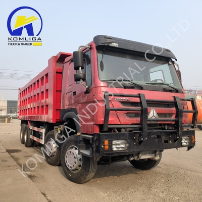 Rode 8X4 Trucks 371 pk 375 pk 400 pk 420 pk Sinotruk Heavy Duty Tipping Tipper Dumper Tweedehands dumptruck en HOWO Truck voor de Afrikaanse markt