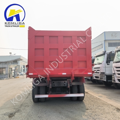 Rode 8X4 Trucks 371 pk 375 pk 400 pk 420 pk Sinotruk Heavy Duty Tipping Tipper Dumper Tweedehands dumptruck en HOWO Truck voor de Afrikaanse markt