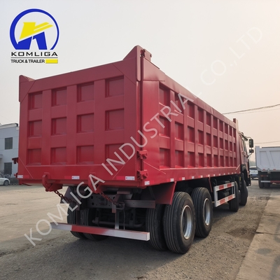 Rode 8X4 Trucks 371 pk 375 pk 400 pk 420 pk Sinotruk Heavy Duty Tipping Tipper Dumper Tweedehands dumptruck en HOWO Truck voor de Afrikaanse markt