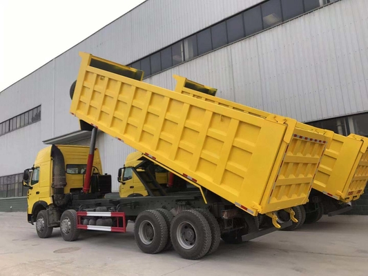 Producten 8X4 12 wiel zware vrachtwagen Sinotruk Gebruikte dumper met 375 pk