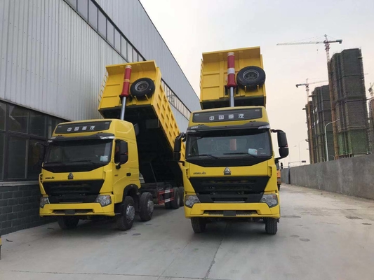 Producten 8X4 12 wiel zware vrachtwagen Sinotruk Gebruikte dumper met 375 pk