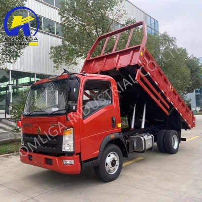 Dongfeng Sinotruk HOWO 5tons 4X2 Mini Lichte Dump Truck 5995x2350x2620mm