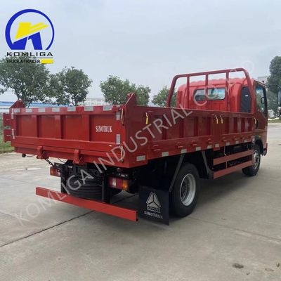 Dongfeng Sinotruk HOWO 5tons 4X2 Mini Lichte Dump Truck 5995x2350x2620mm
