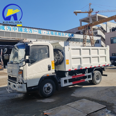 Dongfeng Sinotruk HOWO 5tons 4X2 Mini Lichte Dump Truck 5995x2350x2620mm