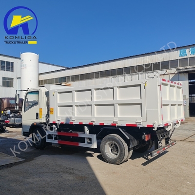 Dongfeng Sinotruk HOWO 5tons 4X2 Mini Lichte Dump Truck 5995x2350x2620mm