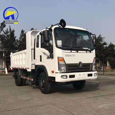 ISO gecertificeerd 4X2 6cbm Foton / Dongfeng / Sinotruk HOWO Dump Truck Truck Truck Truck