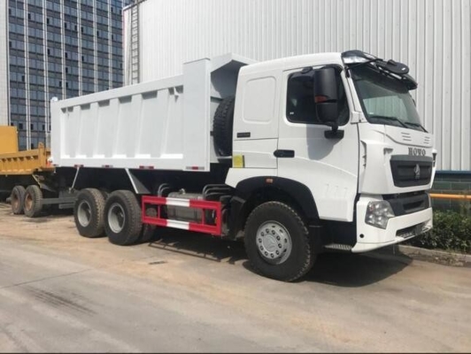 Eén slaapwagen met airconditioning Sinotruk HOWO 6X4 10 wielen Gebruikte dumper tipper mijnbouw dump truck