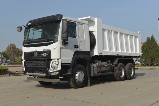 Radialbandenontwerp Gebruikte Sinotruk HOWO 6X4 Tipper Truck met HW19710 transmissie