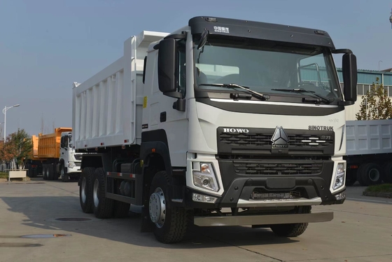 Radialbandenontwerp Gebruikte Sinotruk HOWO 6X4 Tipper Truck met HW19710 transmissie