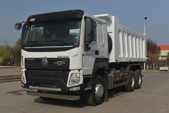 Radialbandenontwerp Gebruikte Sinotruk HOWO 6X4 Tipper Truck met HW19710 transmissie