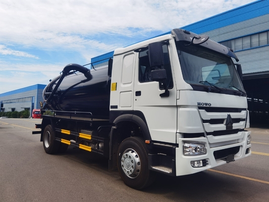 Sinotruk HOWO 4X2 4m3 5m3 6m3 8m3 Vacuüm riool afvalzuigtruck voor en 420HP
