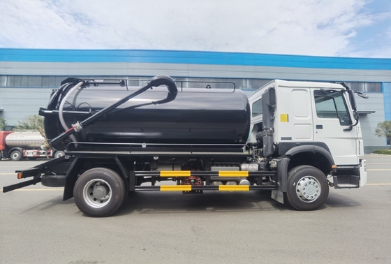 Sinotruk HOWO 4X2 4m3 5m3 6m3 8m3 Vacuüm riool afvalzuigtruck voor en 420HP