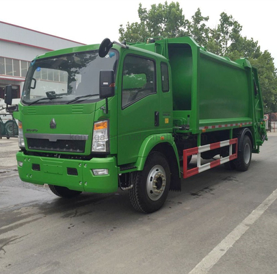 Sinotruk HOWO 4X2 Kleine 5 ton 3 ton Compactor vuilniswagen met 9726 ml verplaatsing
