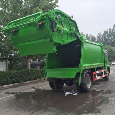 Sinotruk HOWO 4X2 Kleine 5 ton 3 ton Compactor vuilniswagen met 9726 ml verplaatsing