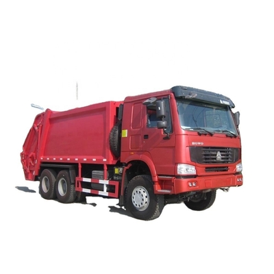 4. Sinotruk HOWO 6X4 336HP 20tons Compactor vuilniswagen met max. rijsnelheid Km/h 90
