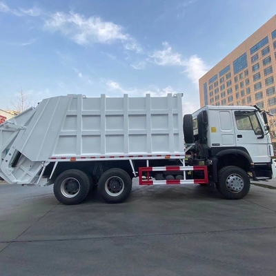 HW76 cabine type 6X4 10 wieler vuilniswagen met 40 ton nuttige ladingcapaciteit en hydraulisch systeem