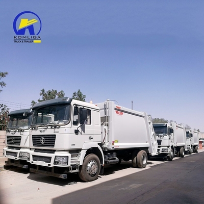 Shacman 8cmb Garbage Compactor aandrijflijn 6×4 Volume M3 1-15m3 voor Benefit