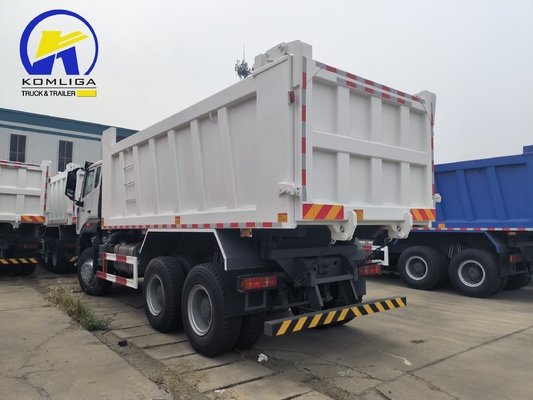 HOWO 10 Wielen 371 HP 6X4 Tipper Sinotruk Gebruikte dumper met 1200r20 radiale banden