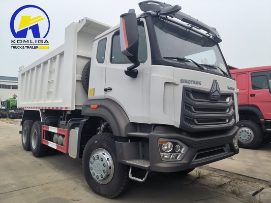 HOWO 10 Wielen 371 HP 6X4 Tipper Sinotruk Gebruikte dumper met 1200r20 radiale banden