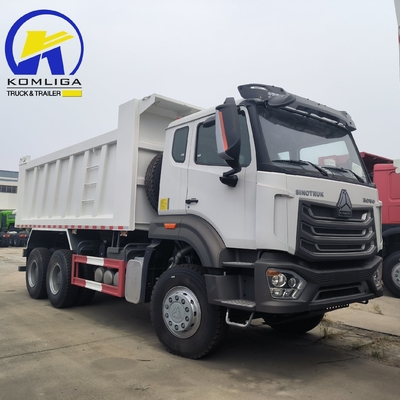 HOWO 10 Wielen 371 HP 6X4 Tipper Sinotruk Gebruikte dumper met 1200r20 radiale banden