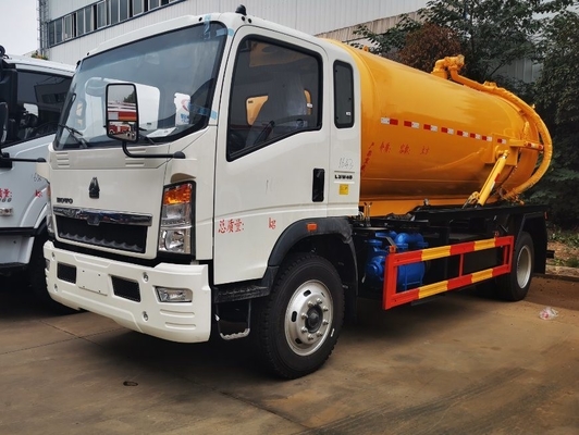 30T nuttige lading Sinotruk HOWO 4X2 Gebruikte riooltrucks met technische onderdelen