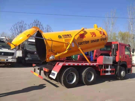 Sinotruk HOWO 6X4 371HP 336HP Gebruikte septische pomptrucks Technische onderdelen ondersteuning