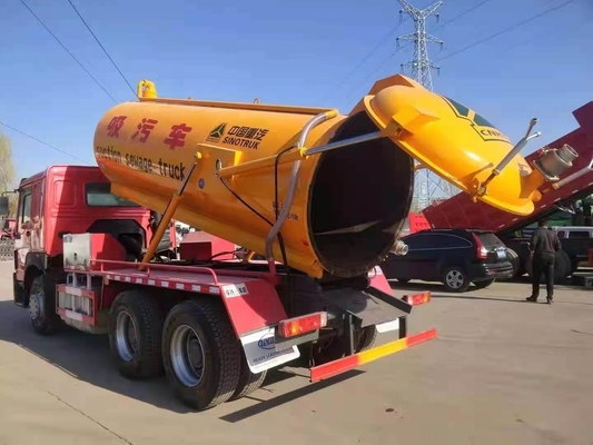 Dieselbrandstof Sinotruk HOWO 10 Wiel 6X4 371HP 20cbm Septic Tank Truck voor uw behoeften